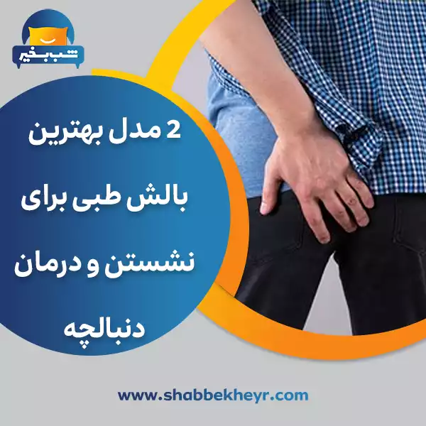 شب بخیر - 2-models-of-the-best-medical-pillow-for-sitting-and-treating-coccyx
